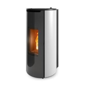 Stufa a pellet MCZ Mini Comfort Air 8 UPXUP 8,1 kW - Versione: 302 White metal