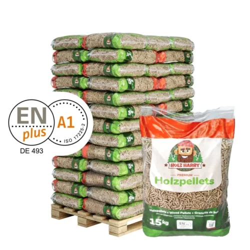 Pellet di legno Holz Harry Premium ENplus A1 975 kg senza additivi